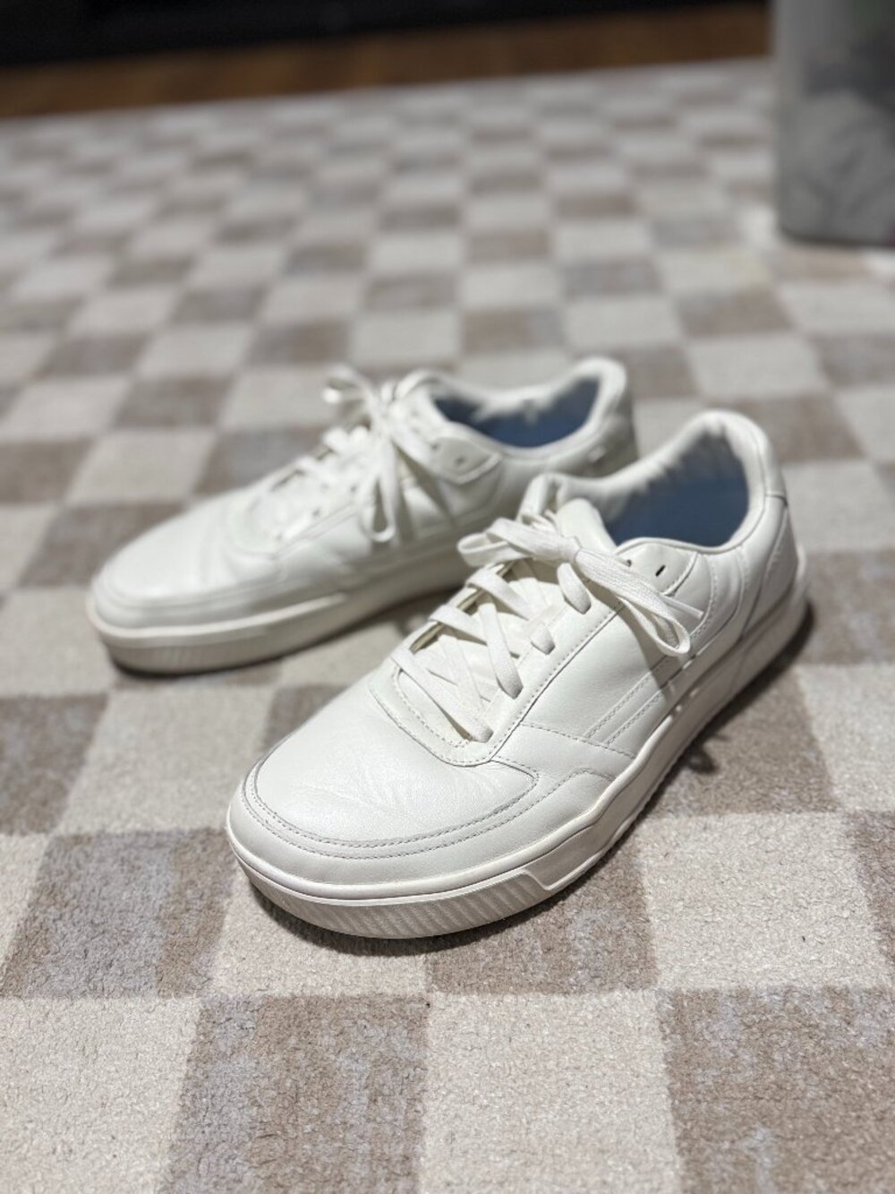 Mens Flux Leather Trainers, Size 13